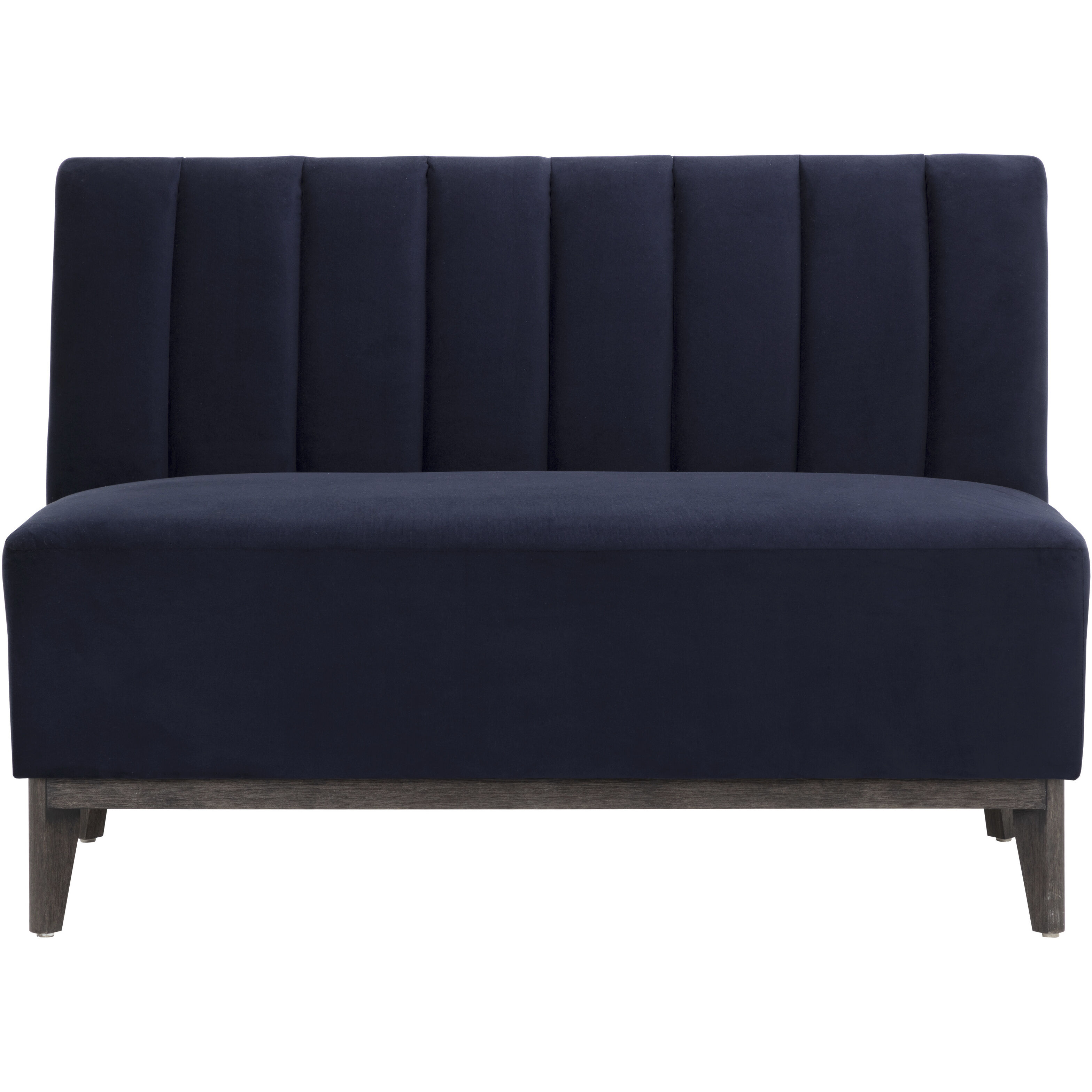Kosovo Brown / Abbington Navy Banquette